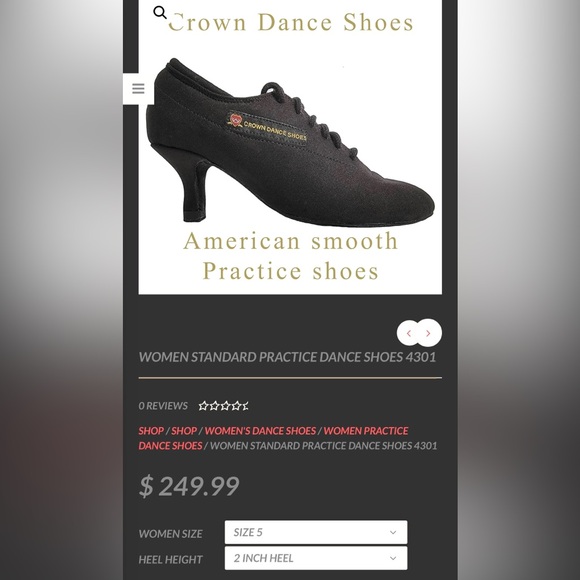 WOMENS SIZE 5 BLACK LACE UP CROWN DANCE SHOES BALLROOM DANCE ANKLE BOOTS BOOTIES - Picture 2 of 6